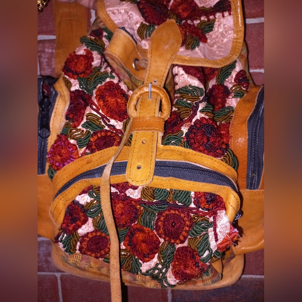 Embroidered Backpack - image 3